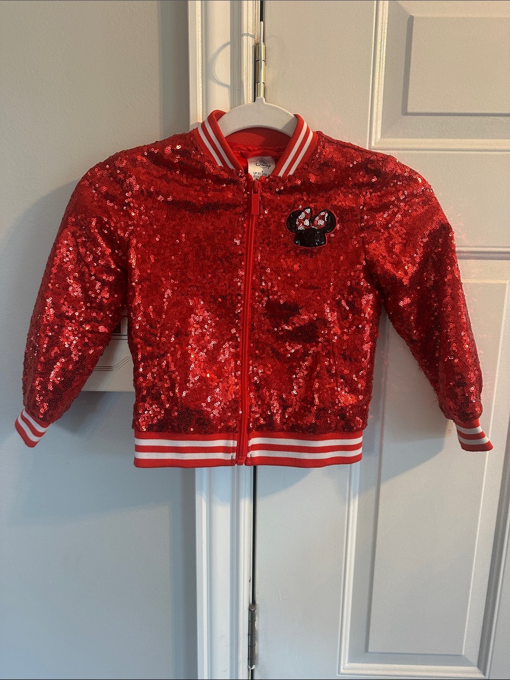 Disney Red Sequin Minnie Mouse Jacket